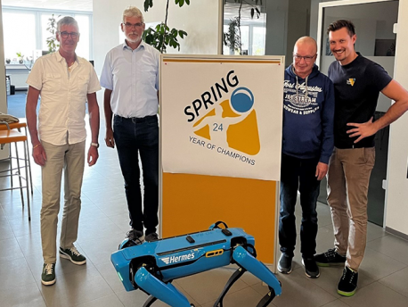 Roboter-Hund zu Besuch bei BHF